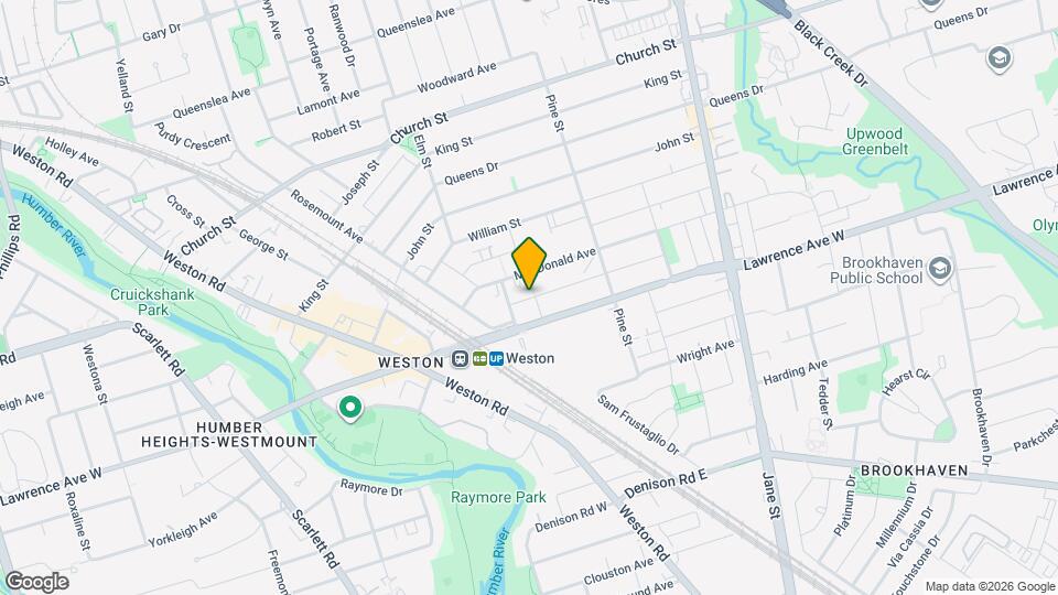 12 Boyd Ave Map and Location Details