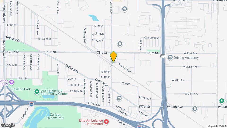 7341 Grand Ave Map and Location Details