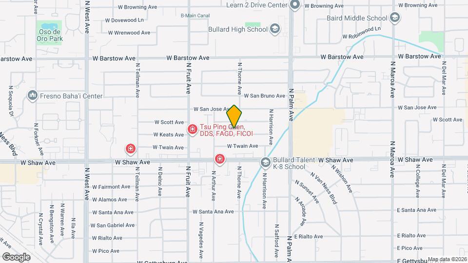 1216 W Keats Ave Map and Location Details