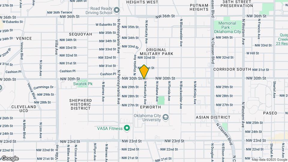 1900 NW 30th St Map and Location Details