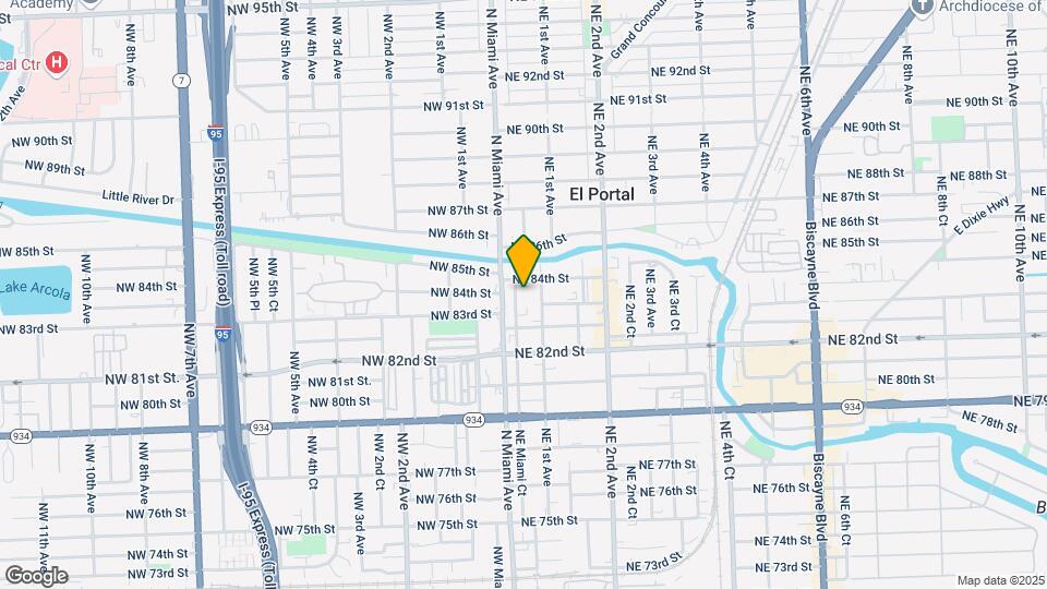 8315 NE Miami Ct Map and Location Details