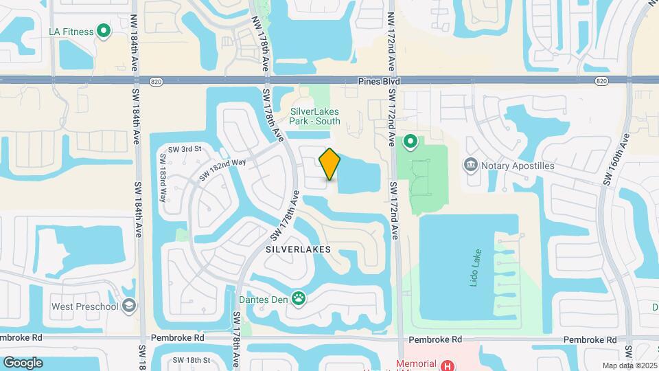 631 SW 176th Ave Map and Location Details