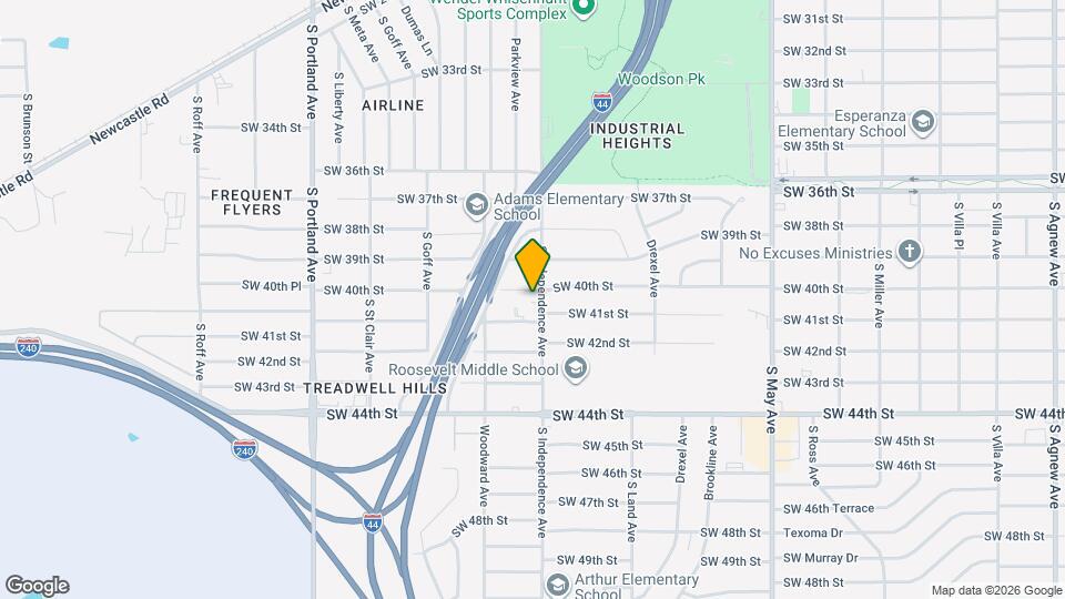 3304 SW 40th St Map and Location Details