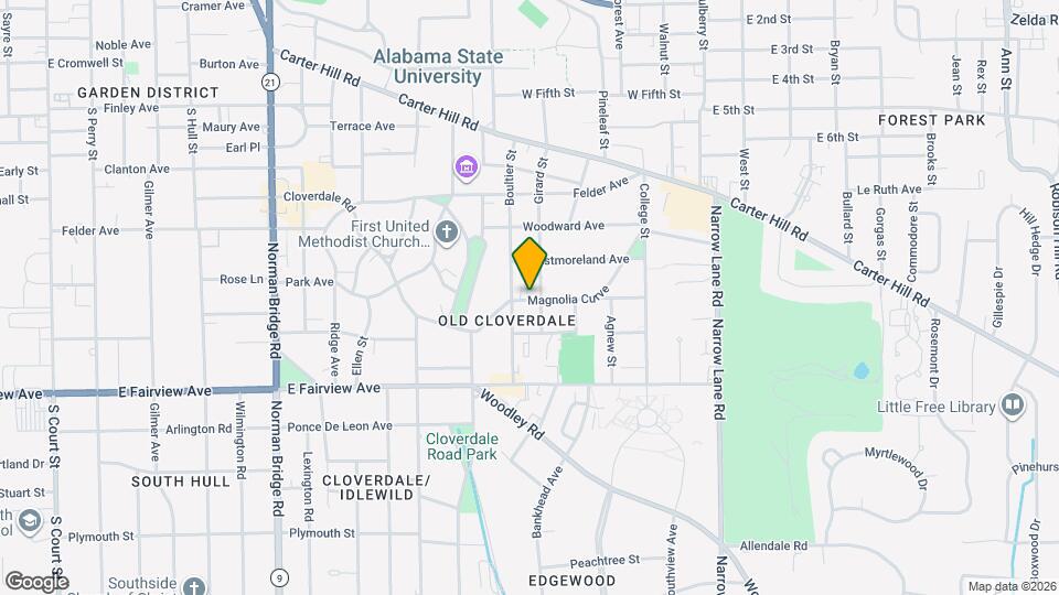 1115-1125 Magnolia Curv Mapa y Detalles de la Ubicación