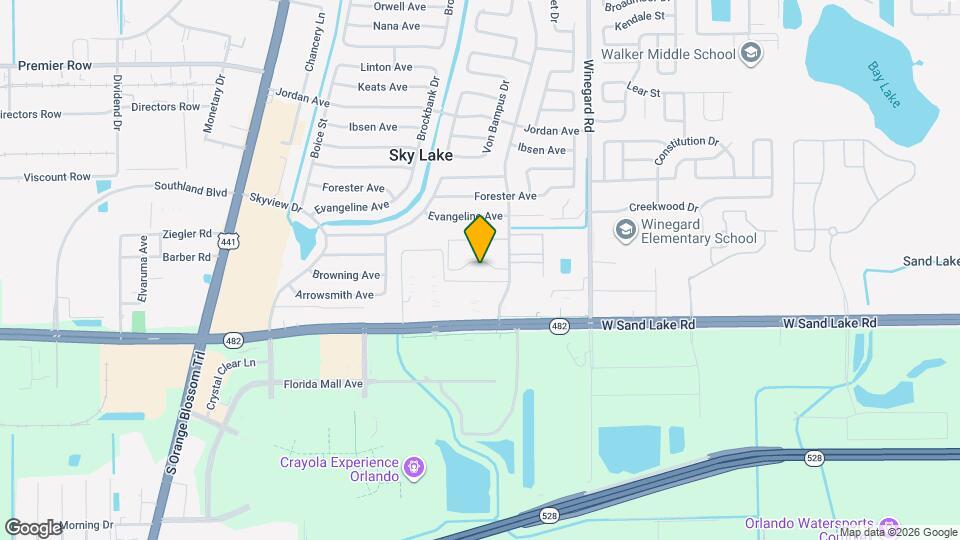 828 Sky Lake Cir Map and Location Details