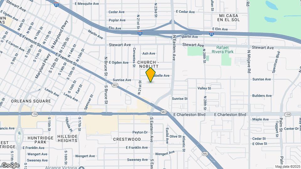 2204 Sunrise Ave Mapa y Detalles de la Ubicación