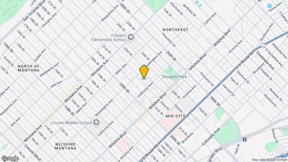 1033 22nd St Map and Location Details