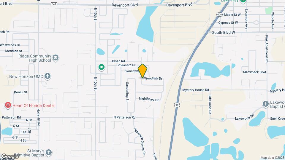 1090 Woodlark Dr Map and Location Details