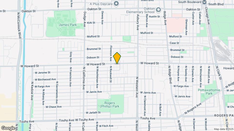 2531 W Howard St Mapa y Detalles de la Ubicación