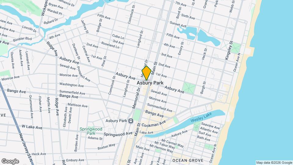 808 Asbury Ave Map and Location Details