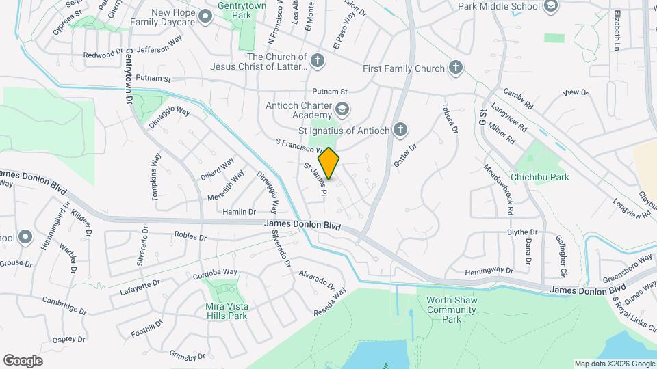 3309 St James Pl Map and Location Details