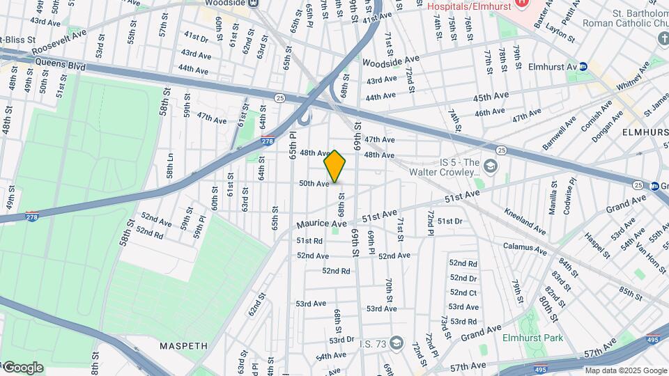 67-12 50th Ave Mapa y Detalles de la Ubicación