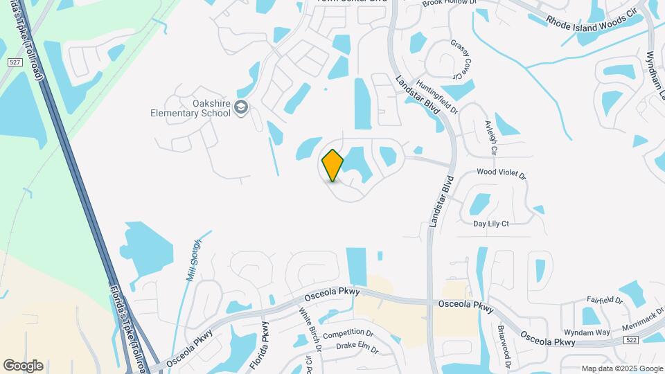 1027 Lake Biscayne Way Map and Location Details