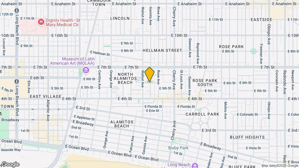 495 Gaviota Ave Mapa y Detalles de la Ubicación