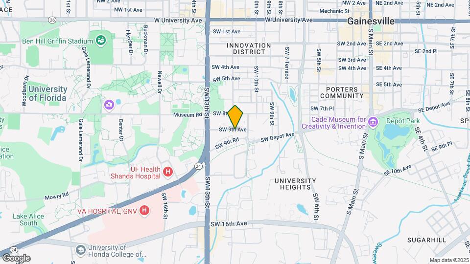 1135 SW 9th Ave Map and Location Details