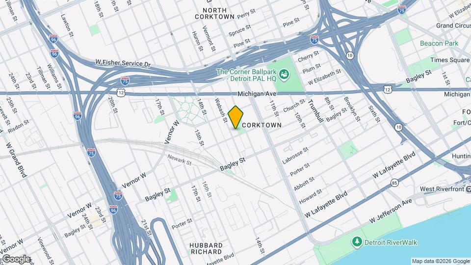 2014 Wabash St, Unit 1 Map and Location Details