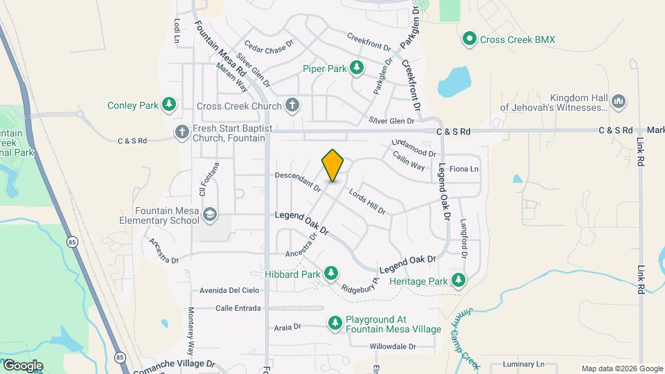 2123 Fairweather Way Map and Location Details