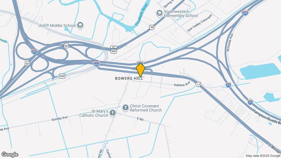 4644 Indiana Ave Map and Location Details