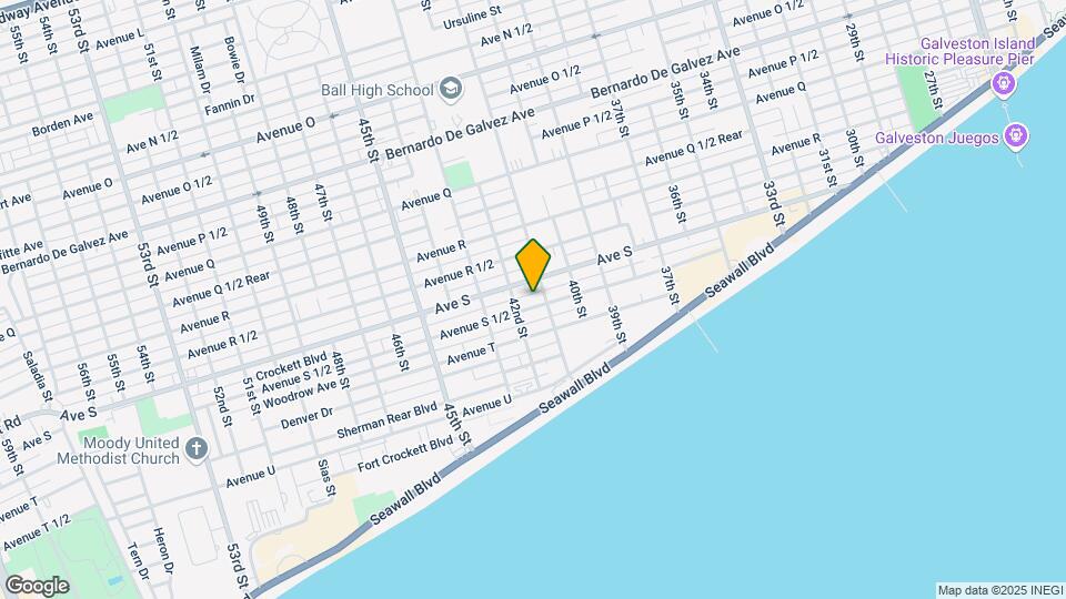 4114 Avenue S 1/2 Map and Location Details