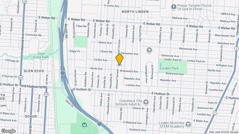 2566 Atwood Ter, Unit 2566 Map and Location Details