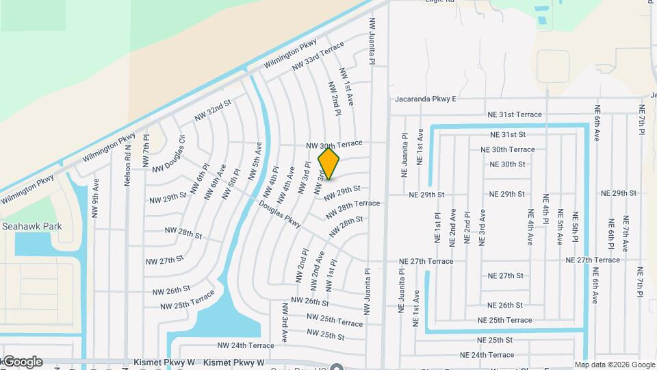 214 NW 29th Terrace Mapa y Detalles de la Ubicación