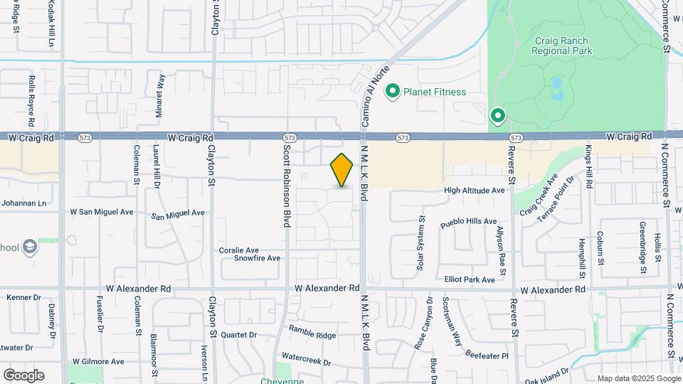 1585 Desert Path Ave Map and Location Details