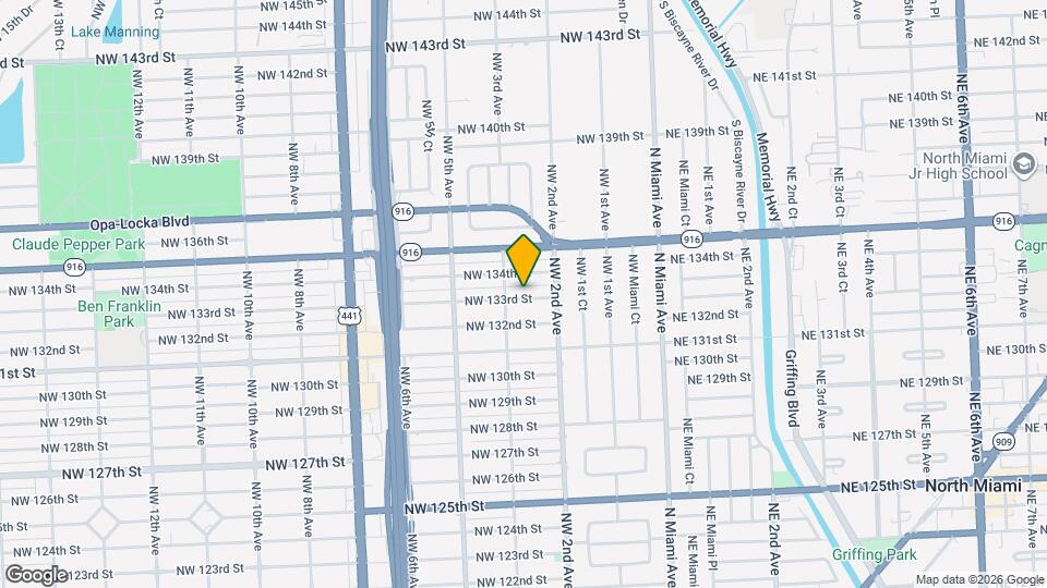 325 NW 133rd St Mapa y Detalles de la Ubicación