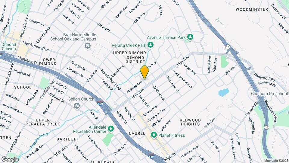 3404 California St Map and Location Details