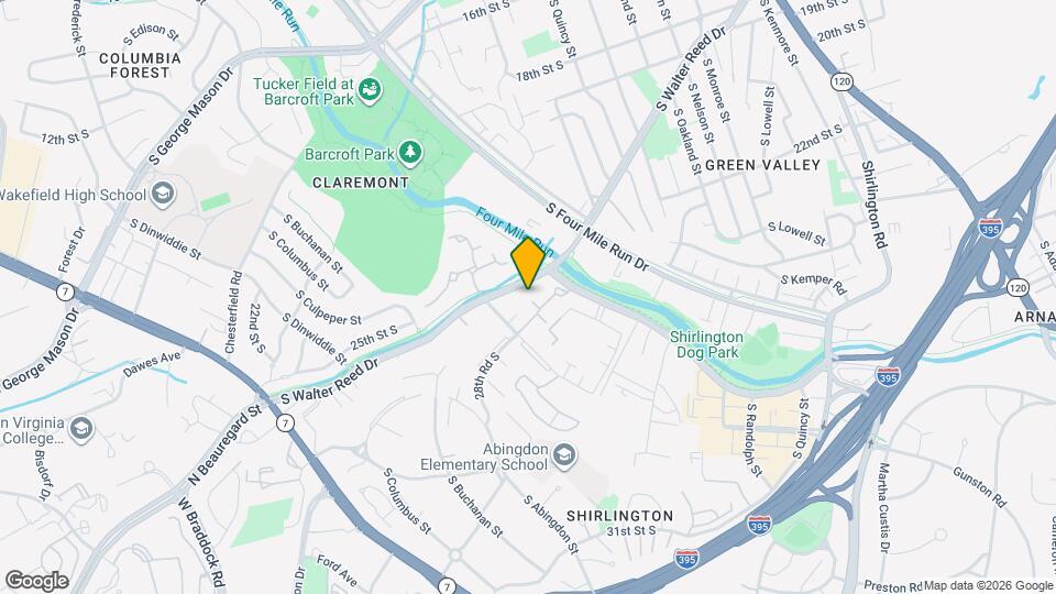 2403 S Walter Reed Dr Map and Location Details