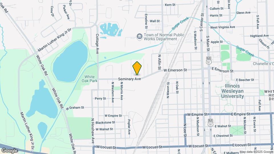 1009 Seminary Ave Map and Location Details