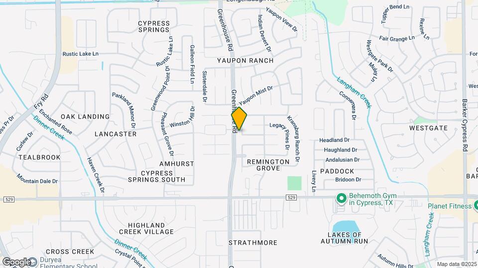 7407 Tonsley Springs Dr Map and Location Details