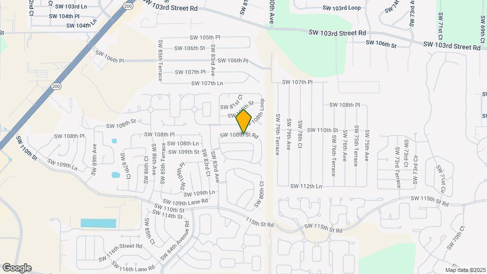 8130 SW 108th Street Rd, Unit Oak Run 5 Map and Location Details