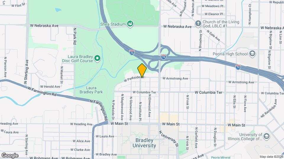 1510 W Columbia Ter Map and Location Details