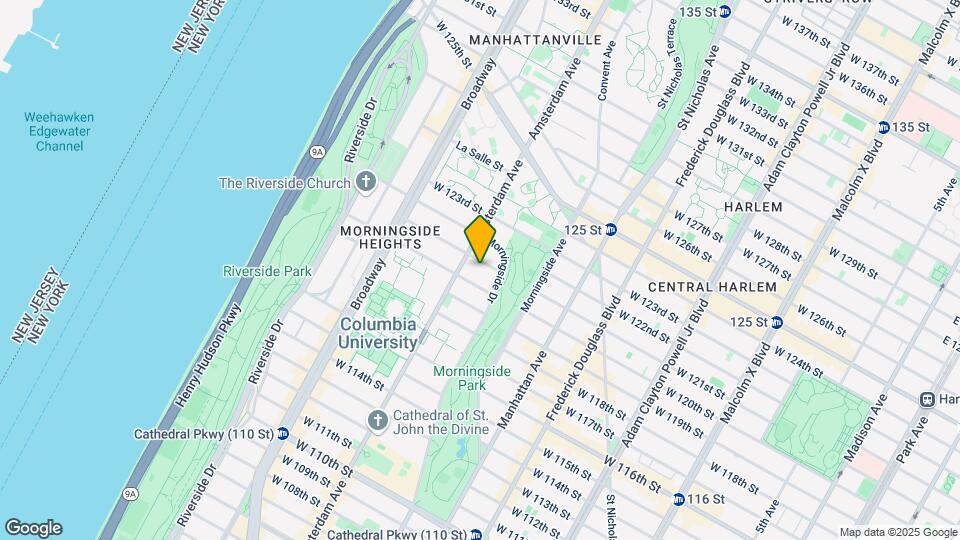 414 W 121st St Mapa y Detalles de la Ubicación