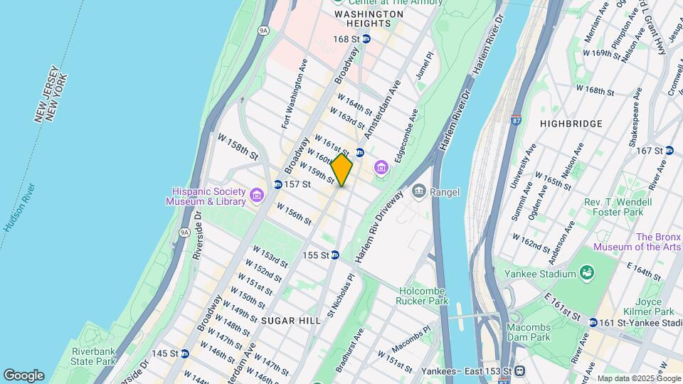 1993 Amsterdam Ave Map and Location Details