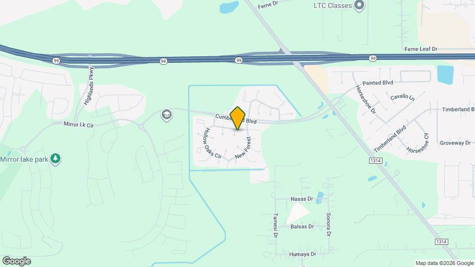 21899 Pinewilde Ct Map and Location Details