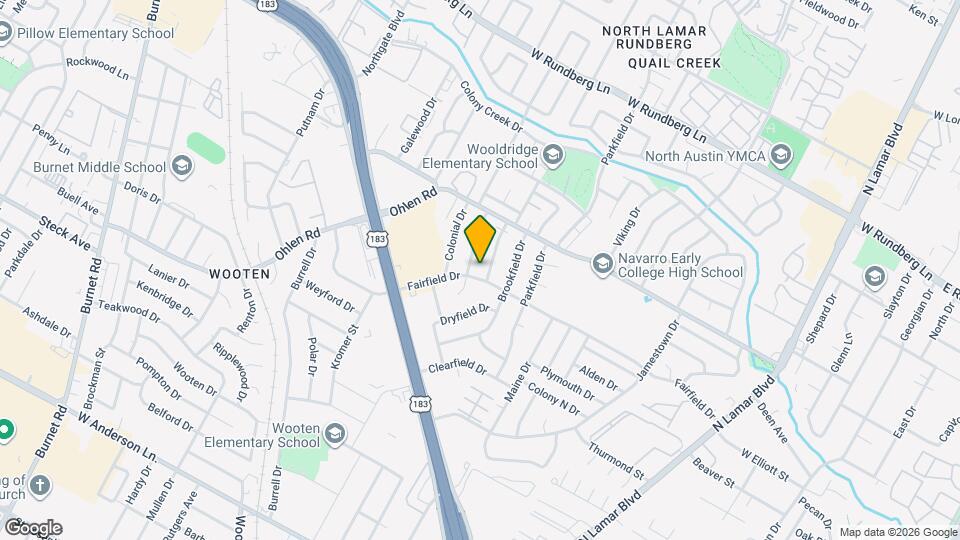 1408 Fairfield Dr Map and Location Details