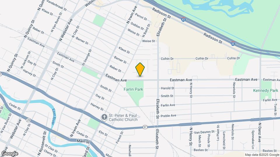 1501 Eastman Ave Map and Location Details