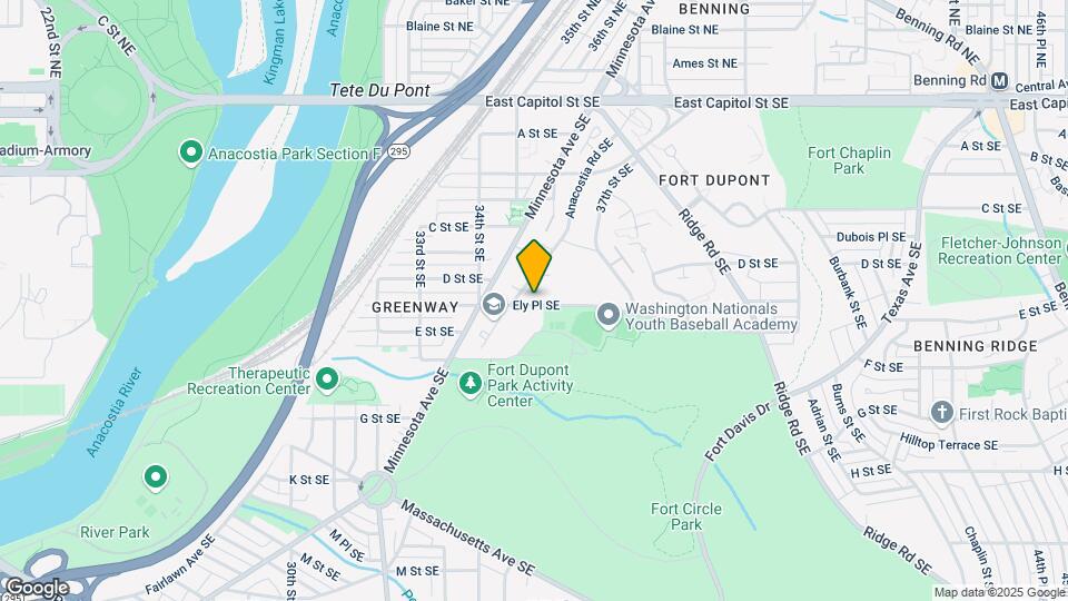 3512 Ely Pl SE Map and Location Details