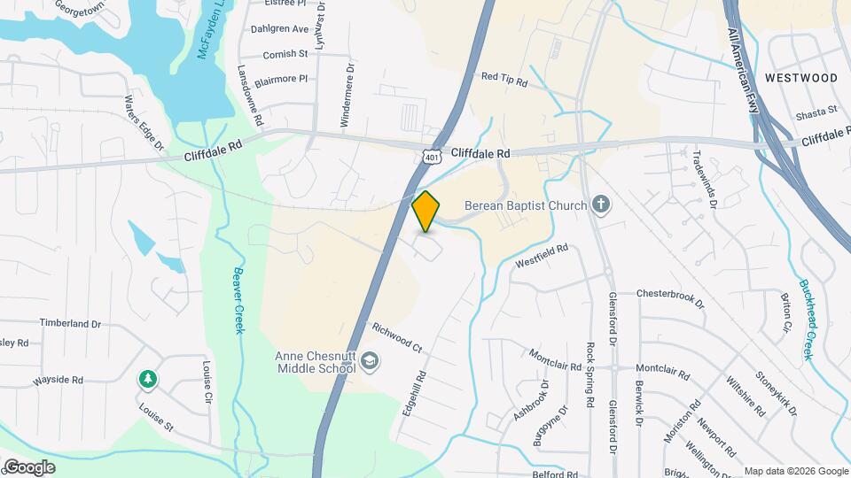 5846 Century Oaks Dr Map and Location Details