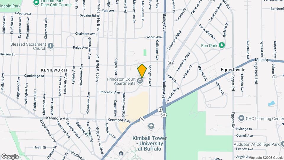 Princeton Court Apartments Mapa y Detalles de la Ubicación