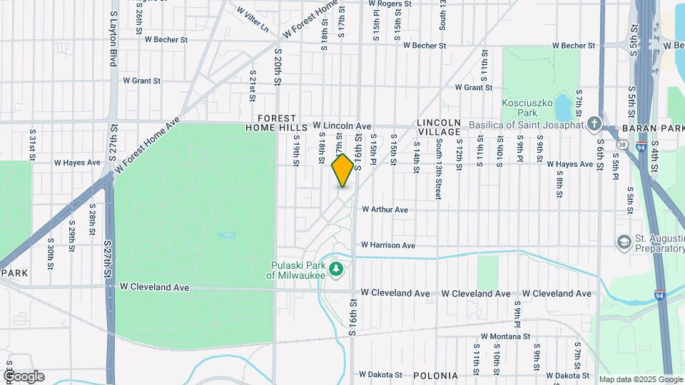 2452 S 17th St Map and Location Details