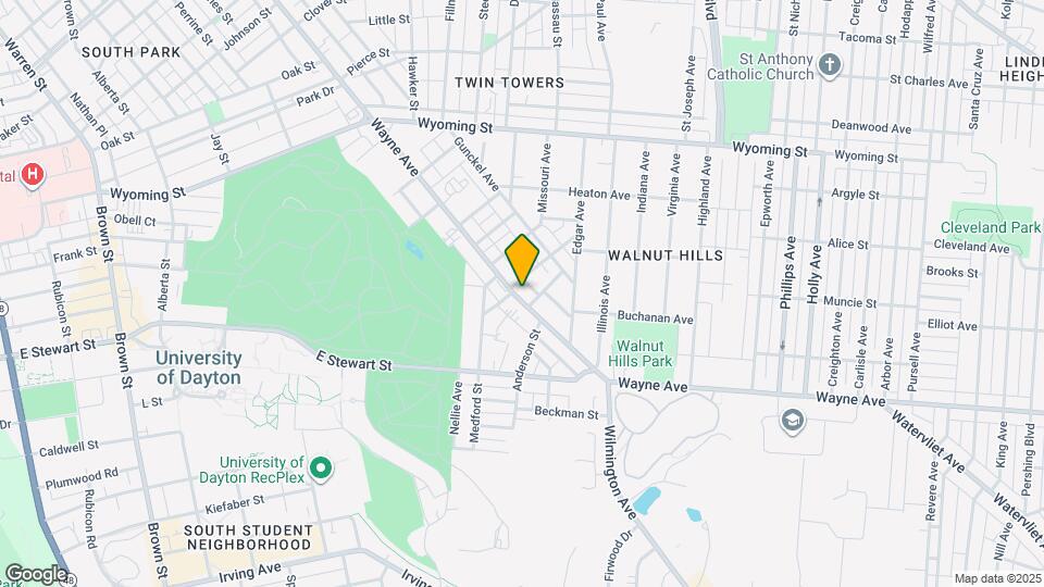 2008-2010 Wayne Ave Map and Location Details