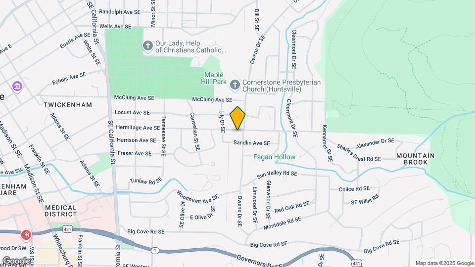 1410 Hermitage Ave SE Map and Location Details
