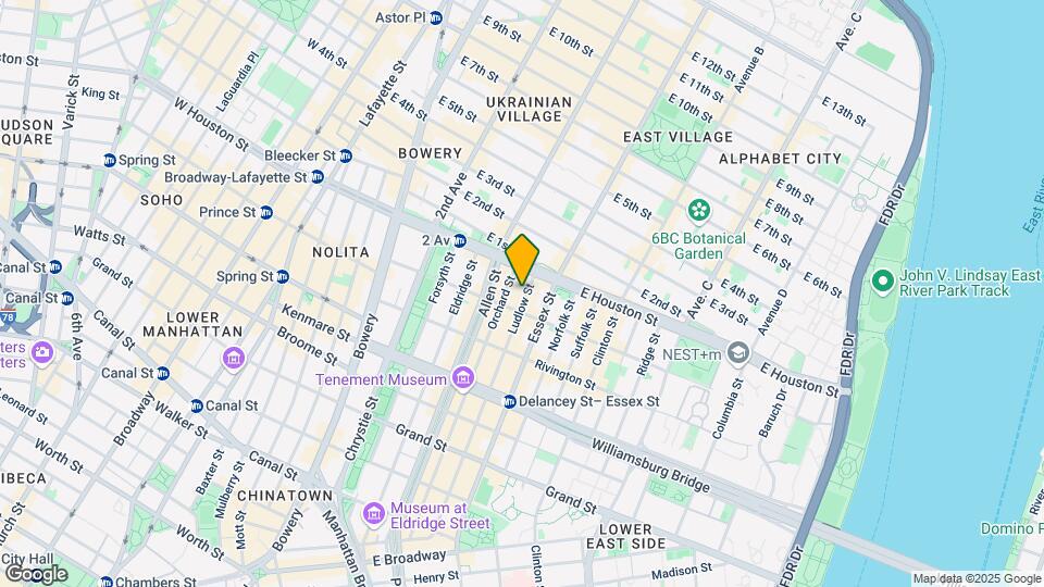 173 Ludlow St Map and Location Details