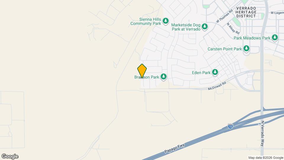 1702 N 214th Ln Mapa y Detalles de la Ubicación