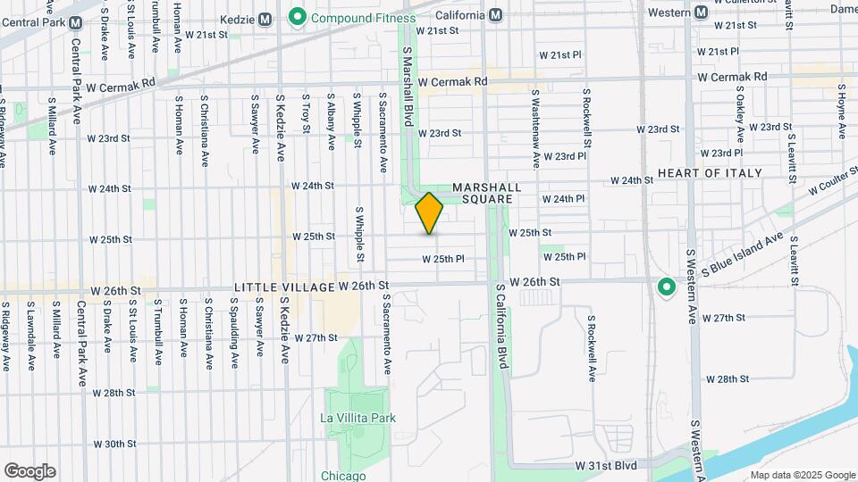 2905 W 25th St Mapa y Detalles de la Ubicación