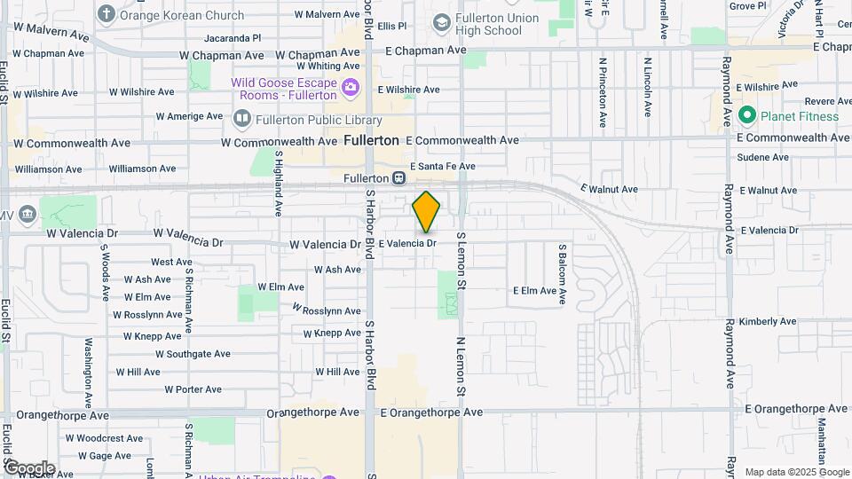 209 E Valencia Dr Map and Location Details