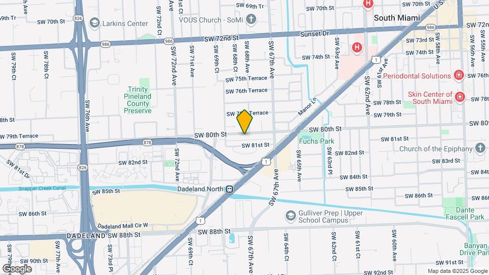 6812 SW 80th St Map and Location Details