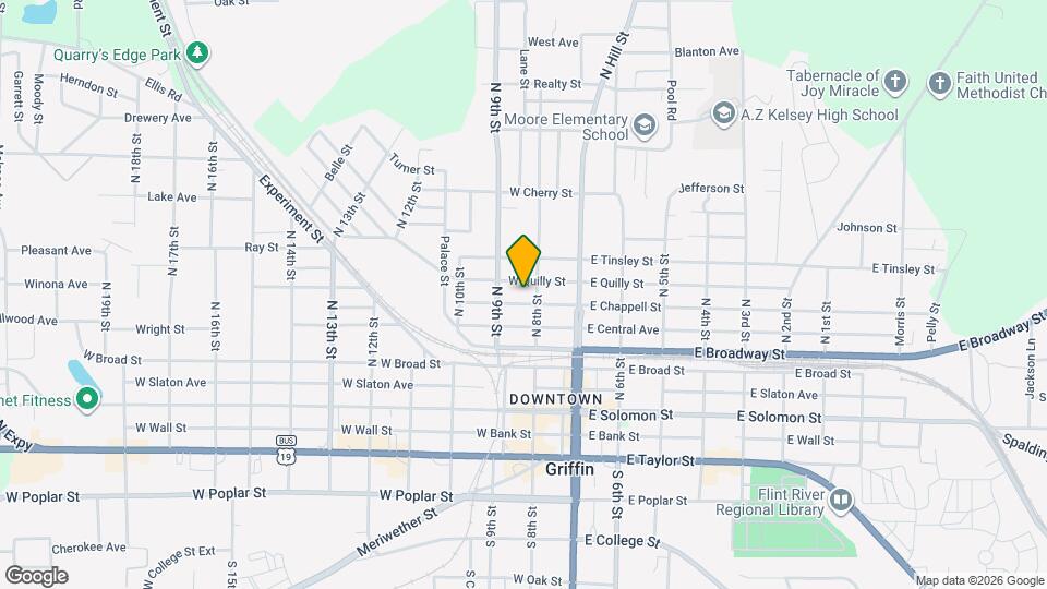 215 W Chappell St Mapa y Detalles de la Ubicación